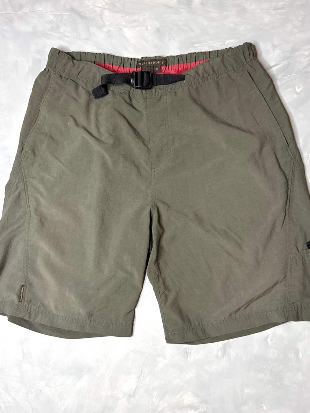 Royal Robbins Technical Hiking Shorts Olive Green Size M
